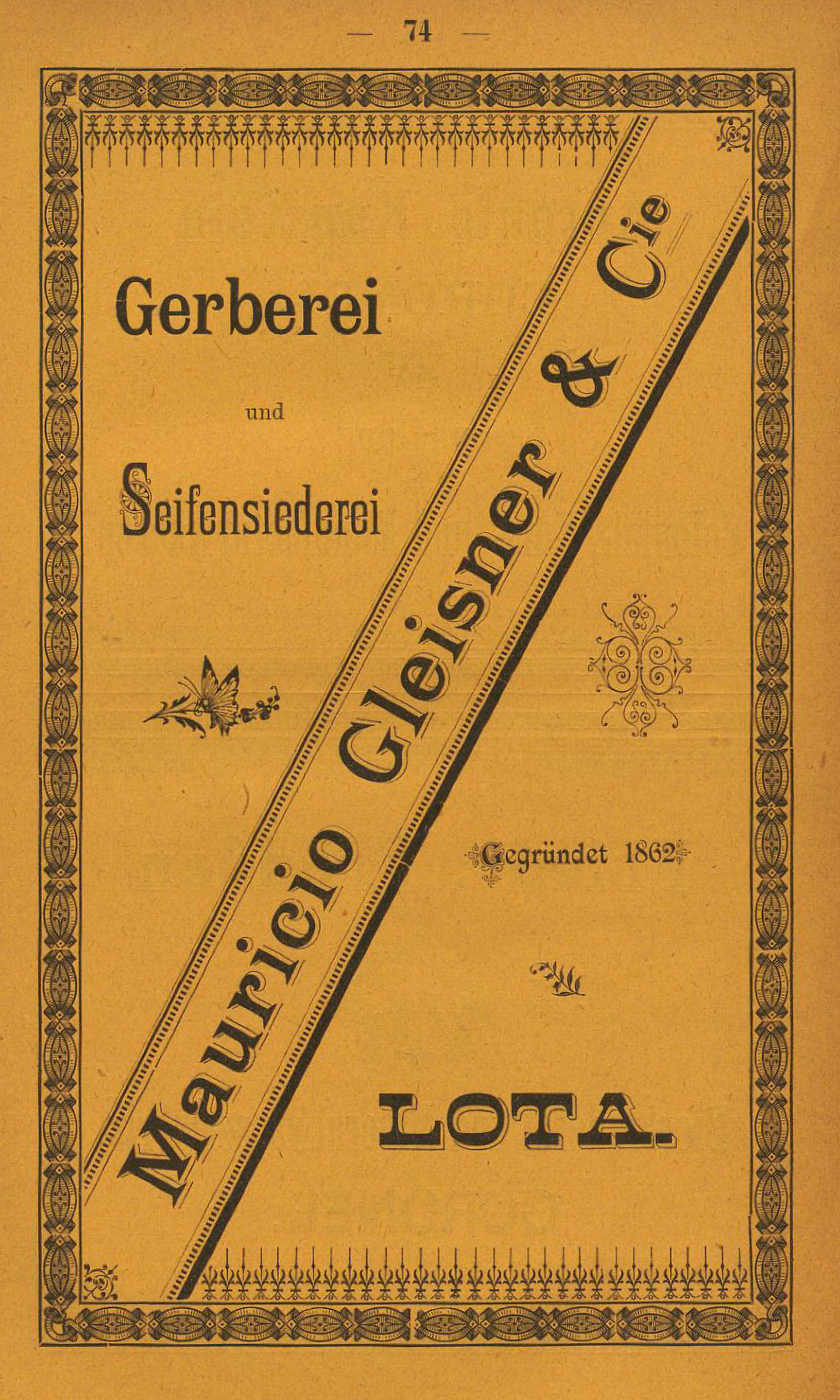 Página o aviso original 074 de la obra