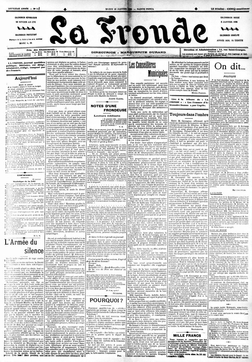 Recorte original de La Fronde, imagen 1 de 4